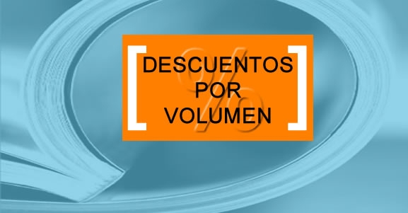 Descuentos por volumen, a partir de 5 ejemplares