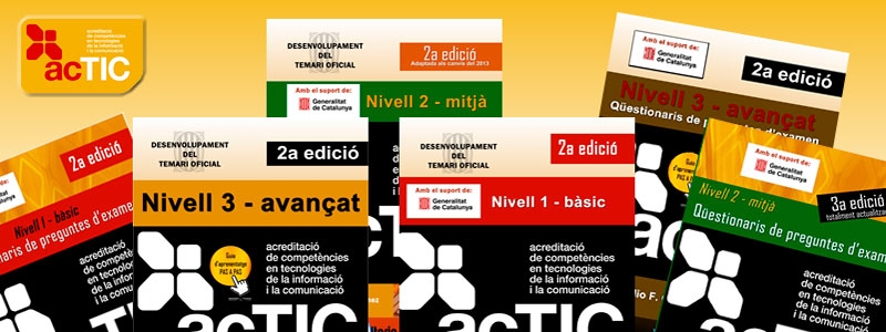 Libros ACTIC y alternativas para afrontar la prueba con garantías