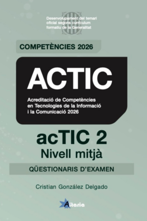 Portada acTIC 2 Qüestionari 2026