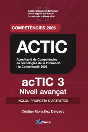 Portada acTIC 3 Nivell Avançat Temari 2026